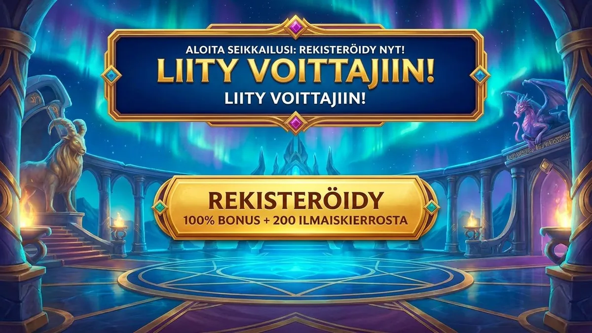 Rekisteröidy bonuksen kanssa